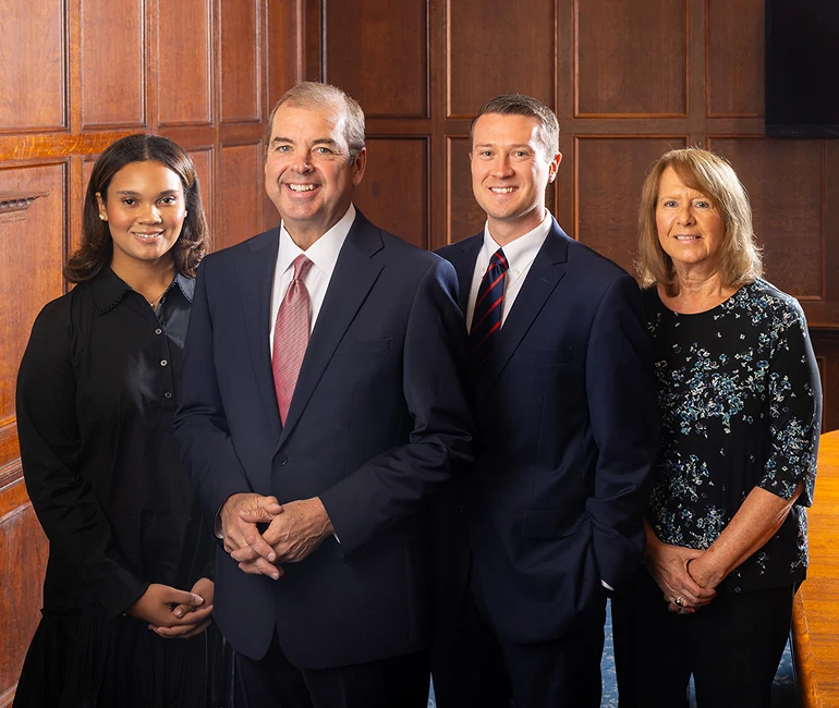 The firm standing together
